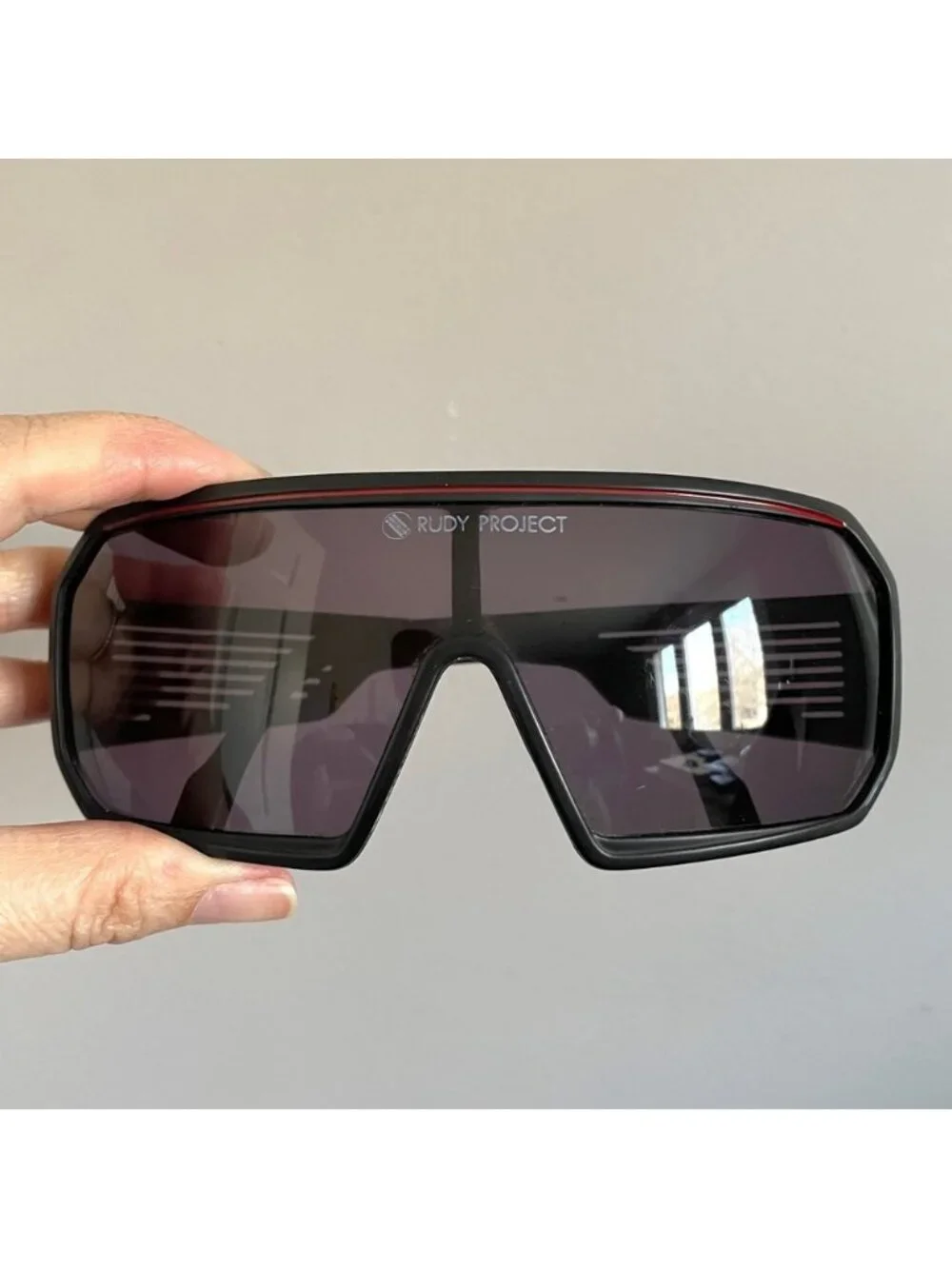 Rudy Project Black Cycling Sports Shield Visor Sunglasses - made in Italy 🇮🇹